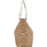 Gucci Monogram GG Canvas Abbey Horsebit Tote Shoulder Bag