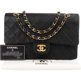 Chanel Quilted Lambskin 24K Gold Medium Double Flap Shoulder Bag
