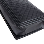 Chanel Quilted Leather Boy Single Flap Crossbody Bag - vintageandkickz