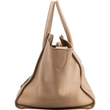 Céline Drummed Calfskin Phantom Handbag