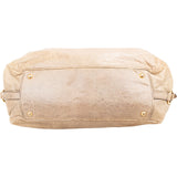 Miu Miu Vitello Lux Leather Satchel Hobo Handbag