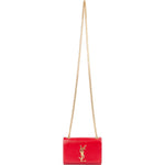 Saint Laurent Patent Leather Kate Chain Crossbody Bag xx maße - vintageandkickz