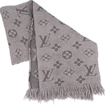 [🔄️B06 / F33] Louis Vuitton Wool Monogram Teddy Schal Scarf - vintageandkickz
