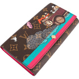 Louis Vuitton Monogram Canvas Limited Christmas Animation Illustre Evasion Sarah Wallet