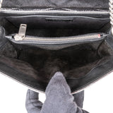 Yves Saint Laurent Metallic Crinkled Matelassé  Leather Loulou Crossbody Bag