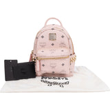 MCM Monogram Visetos Stark Bebe Mini Backpack