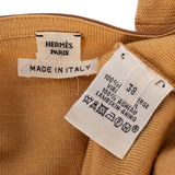 Hermès Wolle & Lambskin Cardigan (DE36 / FR38)