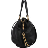 Miu Miu Black leather Vitello Lux Daino Handbag
