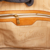 Louis Vuitton Monogram Damier Azur Canvas Neverfull PM Shoulder Bag