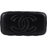 Chanel Quilted Lambskin Vanity Case Crossbody Bag