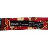 Hermès Printed Patchwork Silk Bow Tie