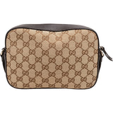 Gucci Monogram GG Supreme Canvas Web Bee Camera Crossbody Bag