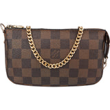 Louis Vuitton Monogram Damier Ebene Mini Pochette Accessoires Shoulder Bag
