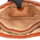 Celine Monogram Macadam Canvas Turn-Lock Shoulder Bag