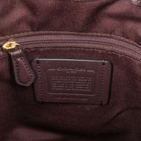 Coach Monogram Demi Bucket in Signature Stripe Handbag
