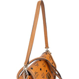 MCM Monogram Visetos Saddle Shoulder Bag