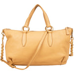 Miu Miu Vitello Daino Leather Satchel Handbag - vintageandkickz