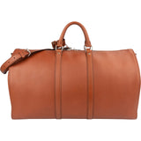 Louis Vuitton Brown Calfskin Leather Nomad Keepall 55 Bandoulière Travel Bag