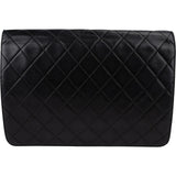 Chanel Quilted Lambskin 24K Gold Single Flap Shoulder Bag