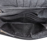 Balenciaga Black Leather Classic City Wallet On Strap Shoulder Bag
