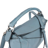 Loewe Blue Leather Puzzle Handbag