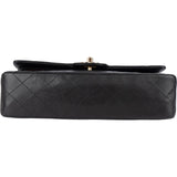 Chanel Quilted Lambskin 24K Gold Medium Double Flap Crossbody Bag