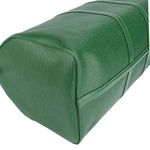 Louis Vuitton Green Epi Leather Keepall 55 Travel Bag - vintageandkickz