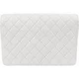 Chanel Quilted Lambskin 24K Gold Single Flap Crossbody Bag