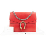 Gucci Red Leathe Crystal Dionysus Shoulder Crossbody Bag