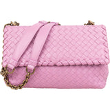 Bottega Veneta Intrecciato Leather Chain Cassette Crossbody Bag