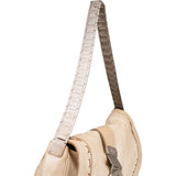 Christian Dior Gaucho Saddle Limited 259 Ivory Shoulder Bag