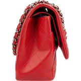 Chanel Quilted Caviar Leather Jumbo Double Flap Crossbody Bag