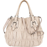 Prada Quilted Nappa Leather Gaufre Tote Handbag