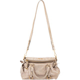 Miu Miu Vitello Lux Leather Bow Satchel Handbag