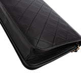 Chanel Quilted Lambskin 24K Gold Single Flap Crossbody Bag