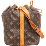 Louis Vuitton Monogram Canvas Sac Noé Petit Shoulder Bag