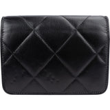 Chanel Limited Quilted Lambskin Crystal CC-Turnlock Mini Wallet On Chain Crossbody Bag
