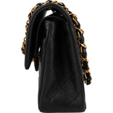 Chanel Quilted Lambskin 24K Small Double Flap Shoulder Bag