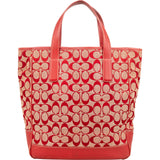 Coach Monogram Signature Canvas Optic Tote Handbag