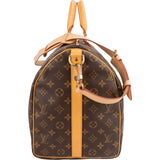 Louis Vuitton Monogram Canvas Keepall 50 Bandoulière Travel Bag