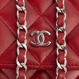 Chanel Quilted Lambskin Wallet On Chain Crossbody Bag