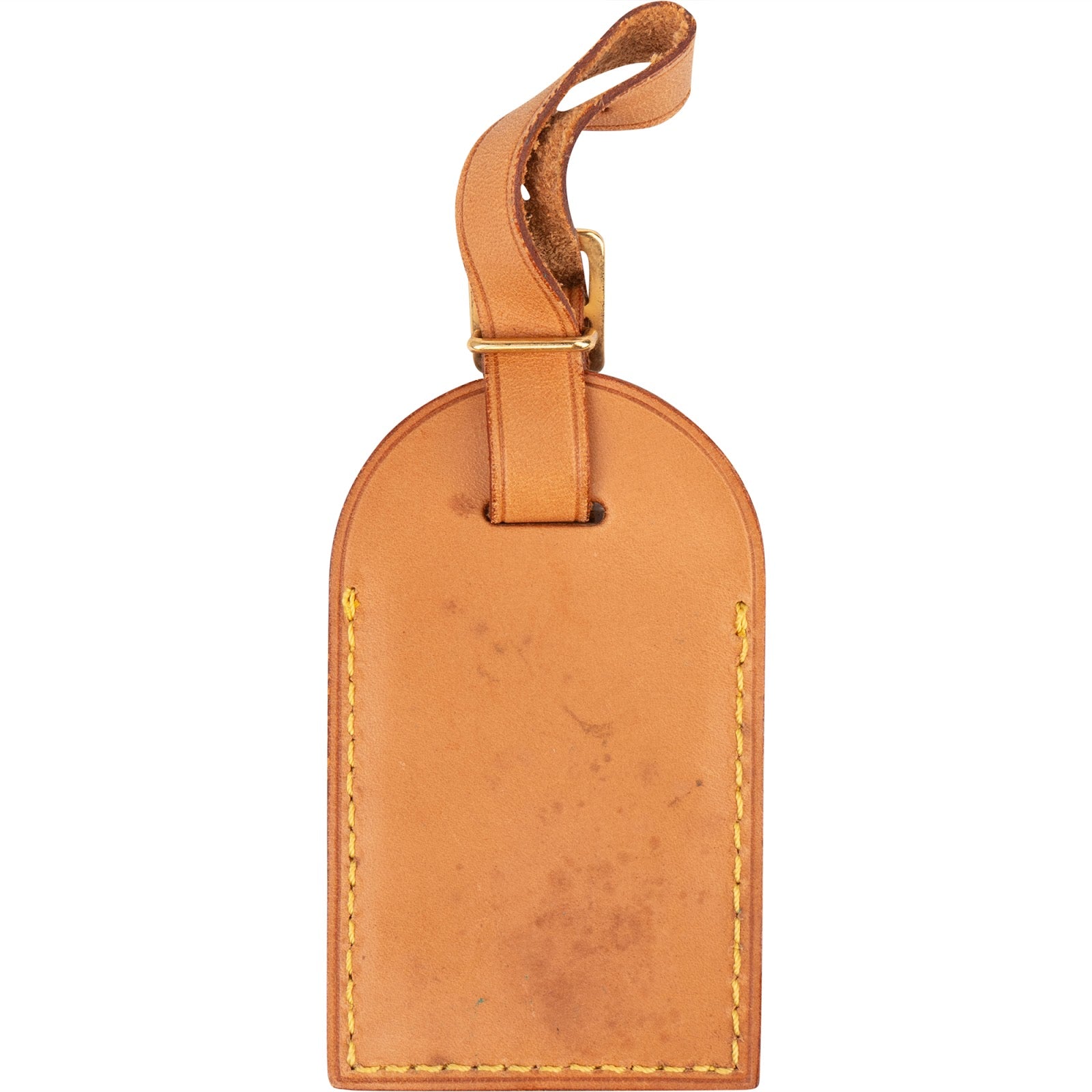 [🔄️B10 / F81] Louis Vuitton Vachetta Leather Luggage Tag - vintageandkickz