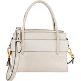 Miu Miu White Madras Leather Bow Handbag
