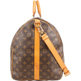 Louis Vuitton Monogram Canvas Keepall 60 Bandoulière Travel Bag