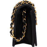 Chanel Quilted Lambskin 24K Gold Single Flap Crossbody Bag - vintageandkickz