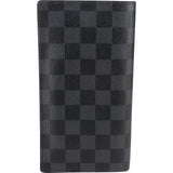 Louis Vuitton Monogram Damier Graphite Long Bifold Brazza Organizer