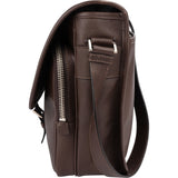 Prada Saffiano Leather Triangle Messenger Crossbody Bag