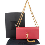 Saint Laurent Leather Kate Tassel Chain Crossbody Bag