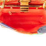 Fendi Multicolor Swirl Print Peekaboo Mini Handbag