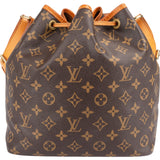 Louis Vuitton Monogram Canvas Sac Noé Petit Shoulder Bag
